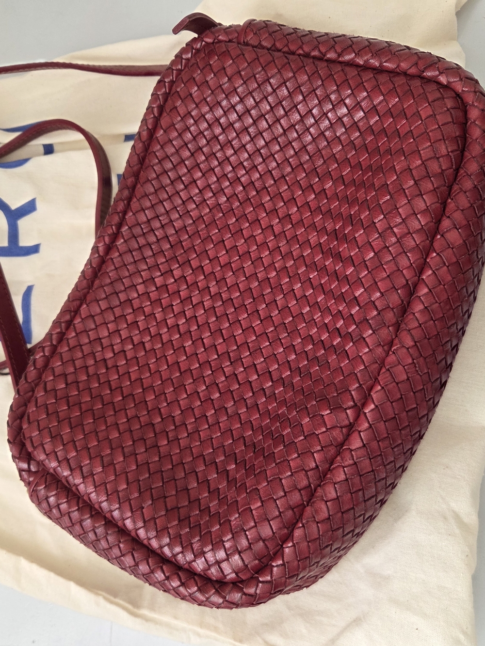 Clare V. Marisol Woven Leather Crossbody Bag - Picture 2 of 10